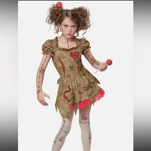 Little girls Voodoll Halloween costume
